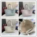 Gucci 855279 GG Marmont Large Tote Bag - White / Light Blue #A60915