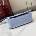 Gucci Light Blue Leather Shoulder Bag With Iconic Interlocking G Logo  #A52731
