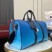 Gucci Blue Gradient GG Canvas Duffel Bag With Contrast Straps #A52607