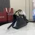Gucci Top Handle Bag With Bamboo Detail And Iconic Double G Accent size:20×16×10cm #A53842