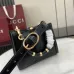 Gucci Top Handle Bag With Bamboo Detail And Iconic Double G Accent size:20×16×10cm #A53842
