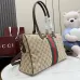 Gucci GG Canvas Handbag 866734 Beige 38.5x22.5x13cm #A62930