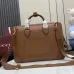 Gucci Brown Leather Briefcase with Dual Handles and Adjustable Strap size:40×30×6cm #A53378