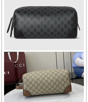 Gucci GG Supreme Toiletry Bags in Classic Patterns for Travel and Grooming size:28×14×14cm #A53922