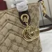 Gucci GG Marmont Quilted Canvas Tote Bag, 17.5 x 17 x 12.5 cm #A63209