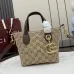 Gucci GG Marmont Quilted Canvas Tote Bag, 17.5 x 17 x 12.5 cm #A63209