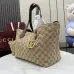 Gucci GG Marmont Quilted Canvas Tote Bag, 30 x 23 x 18 cm #A63211