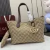 Gucci GG Marmont Quilted Canvas Tote Bag, 30 x 23 x 18 cm #A63211