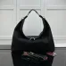 Gucci Jackie 1961 Large Hobo Bag – Black GG Canvas with Silver-Tone Hardware #A59164