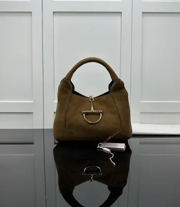 Gucci Medium Suede Hobo Handbag 837467 W27.5xH21xD16cm #A62972
