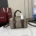Gucci - Inspired Mini Boston Bag with Signature Web Stripe and GG Monogram size:20×13×13cm #A53848
