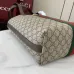 Gucci Tote Bag With Signature GG Canvas Web Stripe And Double G Logo size:30×36×12.5cm #A53843