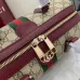 Gucci GG Supreme Canvas Boston Bag With Web Stripe And Top Handles size:25×17×14cm #A53744