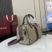 Gucci GG Supreme Canvas Boston Bag With Web Stripe And Top Handles size:25×17×14cm #A53744