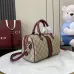 Gucci GG Supreme Canvas Boston Bag With Web Stripe And Top Handles size:25×17×14cm #A53744