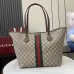 Gucci Ophidia GG Supreme Tote Bag With Signature Web Stripe and Double G size:31×28.5×20cm #A53380
