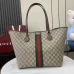 Gucci Ophidia GG Supreme Tote Bag With Signature Web Stripe and Double G size:31×28.5×20cm #A53380