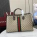 Gucci Beige GG Supreme Web Stripe Top Handle Bag Iconic Luxury Tote size:39×27×17cm #A54119