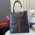 Gucci Black Leather Tote Bag With Signature Web Stripe And GG Logo  size:30×36×12cm #A54121