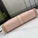 Gucci Pink GG Supreme Canvas Pouch With Web Stripe And Double G Hardware #A52610