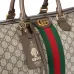 Gucci GG Supreme Web Stripe Duffel Bag For Timeless Travel Style size:44×29×25cm #A53692