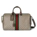 Gucci GG Supreme Web Stripe Duffel Bag For Timeless Travel Style size:44×29×25cm #A53692