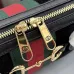 Gucci Web Stripe Horsebit Handbag 866732 Black 28x15x10cm #A62942