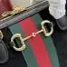 Gucci Web Stripe Horsebit Handbag 866732 Black 28x15x10cm #A62942