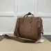 GG Emblem briefcase in brown leather #A49687