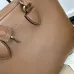 GG Emblem briefcase in brown leather #A49687