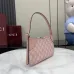 GG Emblem small shoulder bag in coated fabric #A49686