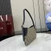 GG Emblem small shoulder bag in coated fabric #A49686