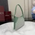 GG Emblem small shoulder bag in coated fabric #A49686