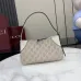GG Emblem small shoulder bag in coated fabric #A49686