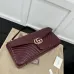 Gucci 788371 Burgundy GG Marmont Chain Bag, Top Quality, 40.5x20x9cm #A61851