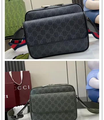 Gucci 795479 GG Canvas Crossbody Bag with Web Strap #A61861