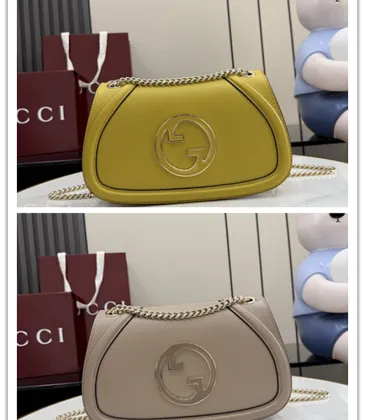 Gucci 815715 Blondie Chain Shoulder Bag - Premium Leather #A61860