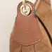 Gucci 855251 Hobo Shoulder Bag - Original Matte Brown Leather #A60517