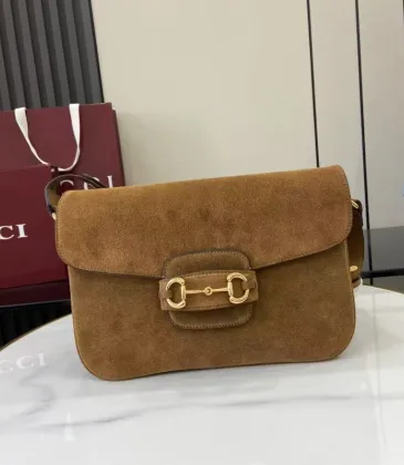 Brown Suede Horsebit 1955 Shoulder Bag with Gold-Tone Hardware 836890 #A58347 Brown Suede Horsebit 1955 Shoulder Bag with Gold-Tone Hardware 836890 #A58347