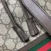 Gucci GG Supreme Canvas Bucket Bag With Web Stripe and Leather Detailing size:26×31×12cm #A53675