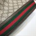 Gucci GG Supreme Canvas Bucket Bag With Web Stripe and Leather Detailing size:26×31×12cm #A53675