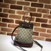 Gucci GG Supreme Canvas Bucket Bag With Web Stripe and Leather Trim size:26×31×12cm #A53677