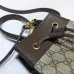 Gucci GG Supreme Canvas Bucket Bag With Web Stripe and Leather Trim size:26×31×12cm #A53677