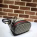 Gucci GG Supreme Canvas Bucket Bag With Web Stripe and Leather Trim size:26×31×12cm #A53677