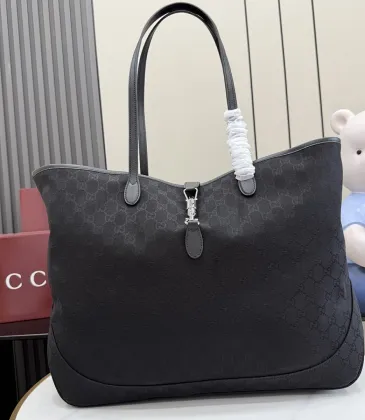 Gucci GG Canvas Tote Bag 867014 Black 55x37x14.5cm #A62929