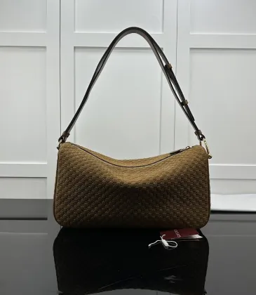  GG Marmont Half-Moon Shoulder Bag – Camel Quilted Velvet with Gold-Tone Hardware #A59165