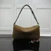 Gucci GG Marmont Half-Moon Shoulder Bag – Camel Quilted Velvet with Gold-Tone Hardware #A59165