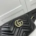 Gucci GG Marmont Mini Shoulder Bag (2 Colors) – White/Black Quilted Leather with Gold-Tone GG Hardware #A59167
