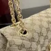 Gucci GG Marmont Quilted Canvas Chain Bag, 23 x 17 x 9 cm #A63210