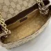 Gucci GG Marmont Quilted Canvas Chain Bag, 23 x 17 x 9 cm #A63210